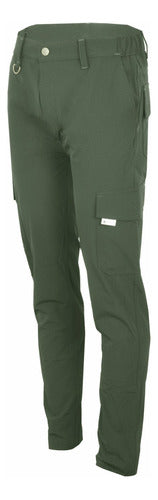 Cargo Pants with Spandex for Outdoor Trekking Quality Forest 9