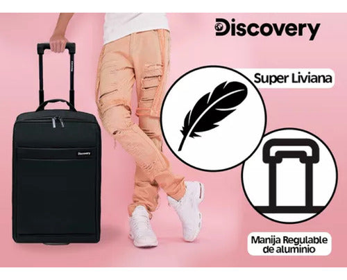 Discovery Foldable Semi-Rigid Travel Suitcase 7