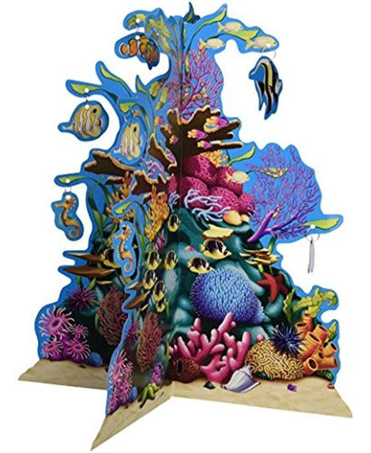 Beistle 57323 3D Coral Reef Centerpiece 254 cm 0