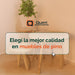 Queri Accesorios 2 Round Stool Pine Natural 45cm High 3