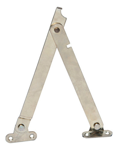 Fabherr Scissor Hinge 150mm with Stop for Folding Doors - Pack of 2 Units 0