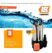 Submersible Lusqtoff 1HP Stainless Steel Sewage Water Pump 1