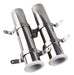 Marina 316 Stainless Steel 2pcs Flush Mount Rod Holder 0