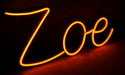 Safari Publicidad Zoe Neon LED Sign / Names / Events / Birthdays 1