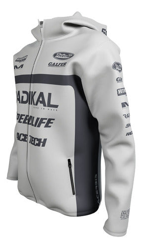 Radikal Campera Rompeviento Race Gris 2