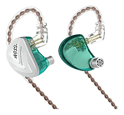 Kz As12 6ba In Ear Monitor Yinyoo Kz Iem Auriculares Con Cable 0