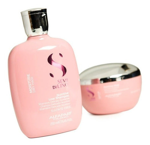 Alfaparf Semi Di Lino Nutritive Moisture Kit for Dry Hair - Shampoo + Conditioner 1