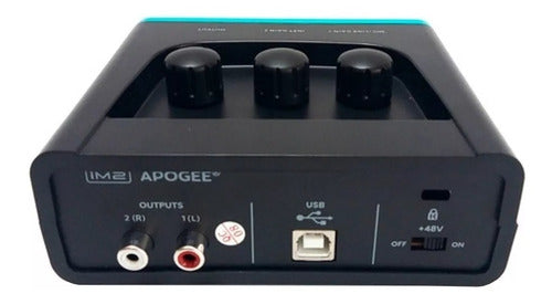 Apogee iM2 2in/2out USB Audio Interface +48V 5