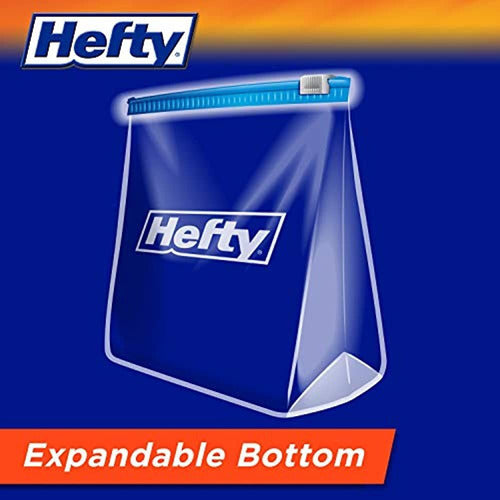 Hefty Slider Bolsas De Almacenamiento Para Congelador, Tamañ 1