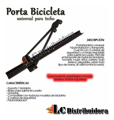 LC DISTRIBUIDORA Mountain Bike Roof Carrier 1