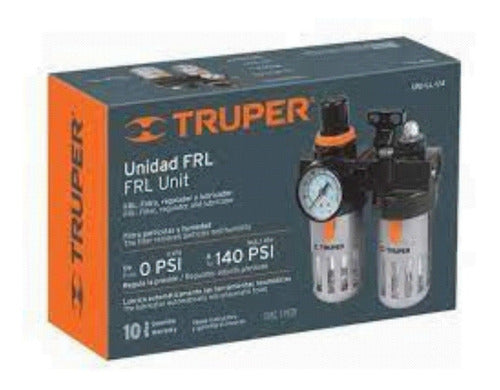 Truper Filtro-Regulador Trampa De Agua Para Compresor Rosca 1/4 NPT 0