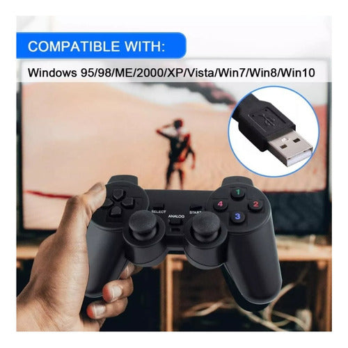 Uruventas Usb Analog Joystick For Pc In Blister Compatible With Games 1