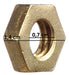 Pack of 10 Bronze Nut Washers for Septic Tank Bolt Cover 1
