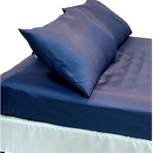 Adjustable Bed Sheet for 2 1/2 Plazas Bed 190x240 cm - Smooth Color 38