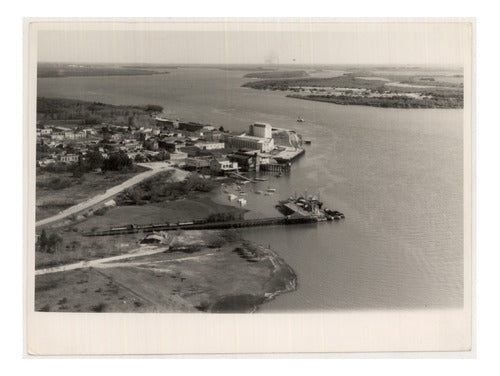 Paysandú - Puerto En Año 1956 - Lámina 45x30 Cm 0