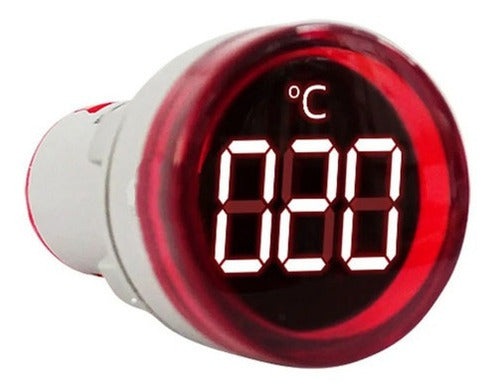 Mini Termometro Ojo Buey Digital Led 220v Baw -20 A 199°c 0