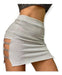 Elegant Lurex Dress Skirt with Slits on Both Sides 7