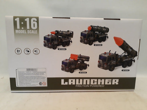 LK Armed Forces 1:16 Launcher Friction Powered - Original 1