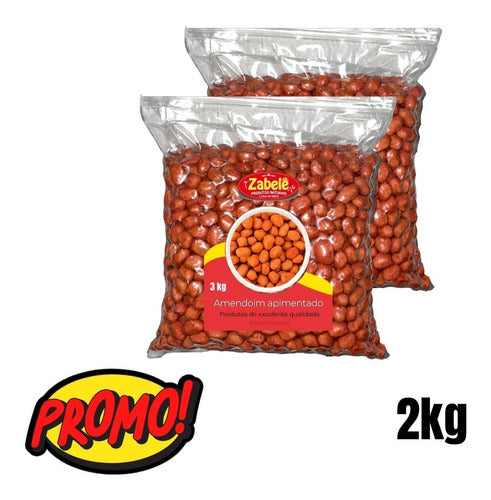 Paconte De Amendoim Apimentado 2kg - Premium Sabor Único 0