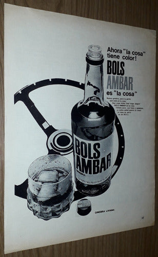 P377 Clipping Publicidad Nueva Ginebra Bols Año 1968 0