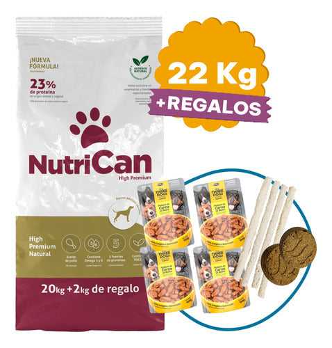 Alimento Perro Adulto Nutrican 22 Kg + Regalo 0