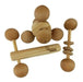 Pekiolo Natural Wood Rattles Kit for Babies 1