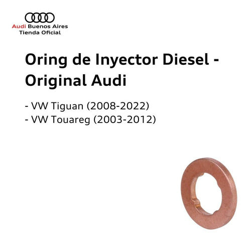 Audi Diesel Injector O-Ring for A4 2005 to 2022 4