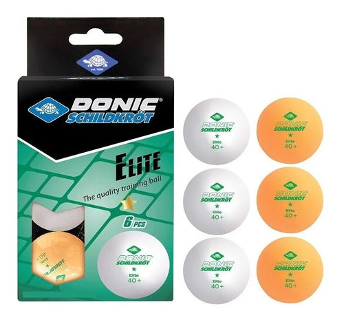 Juego Pelotas Pelotitas Ping Pong Donic Elite 1 Estrella X6 0