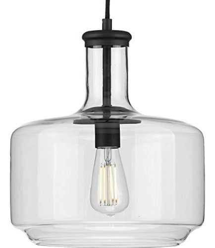 Latrobe Collection 1-light Clear Glass Coastal Lámpara Colga 0