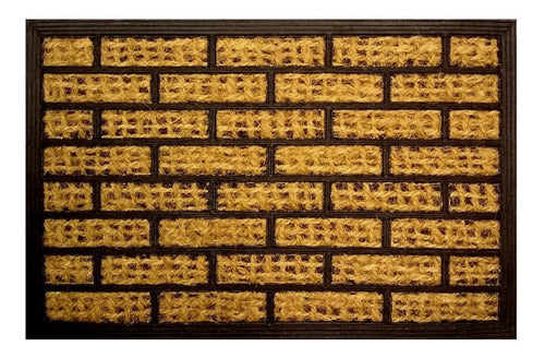 Buenos Aires Bazar Entry Coir Doormat with Rubber Backing 14