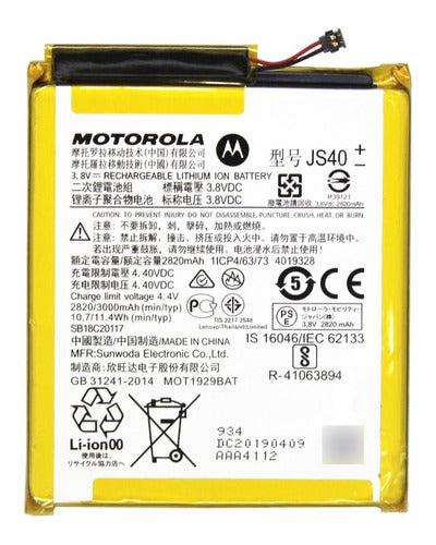 Motorola Original Battery for Moto Z3 Play XT1929 JS40 JS-40 0