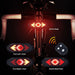 MOMIMO Bicycle Rear Light with Turn Signals, Remote Control 2