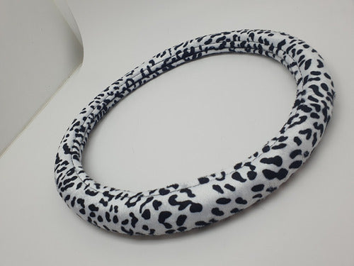 Iael Cubre Volante Animal Print Blanco 38 Cm Cv-047 4