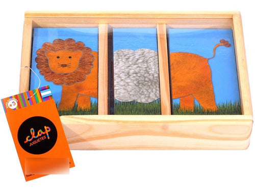 Clap Wooden Animal Puzzle Box for Kids 0