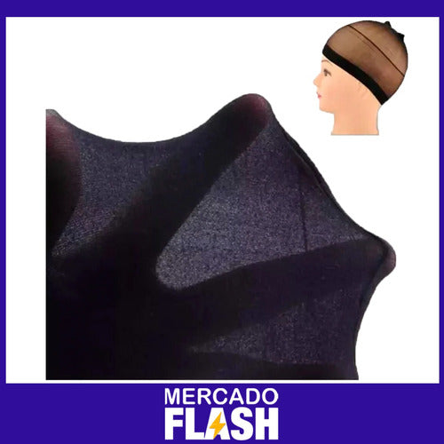 Mercadoflash Set of 20 Elastic Mesh Wig Caps for Hair Hygiene and Fixation 1