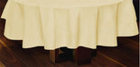 Blanco Mushka Ecocuero Circular Tablecloth - 180 cm Diameter 2