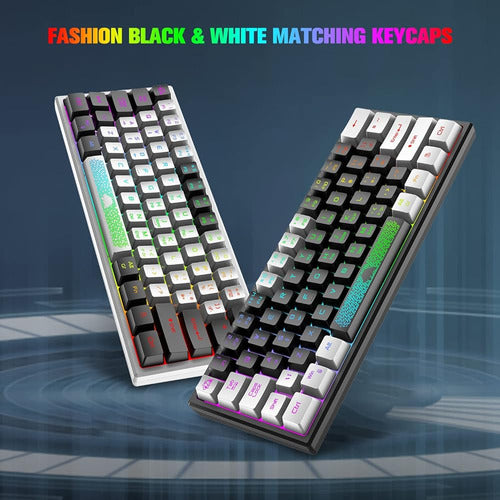 Lexonelec K61 60% Teclado Y Mouse Para Juegos,teclado Led Re 1