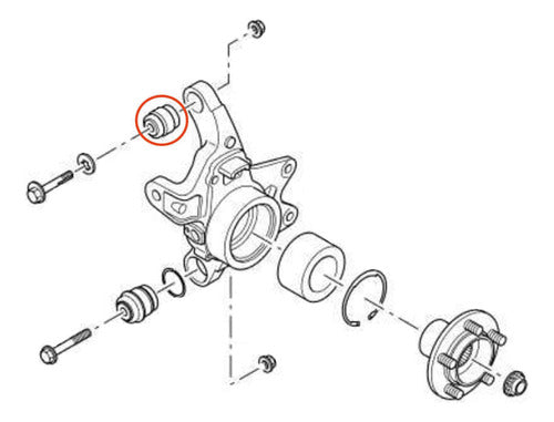 Bucha Inferior Traseira Aplus Discovery 4 - 2009-2015 1