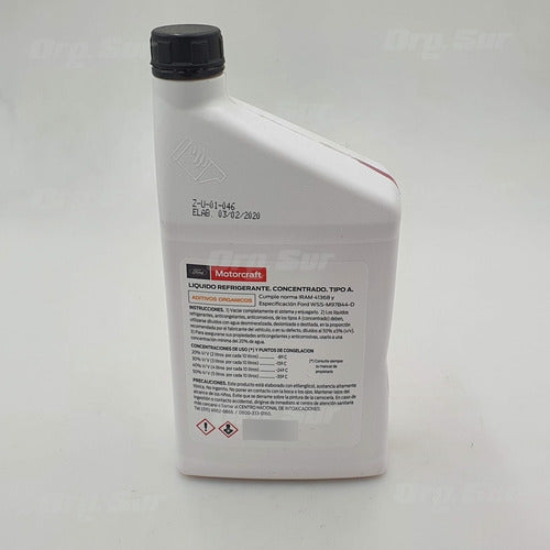 Ford Motorcraft Red Antifreeze Coolant 1L 3