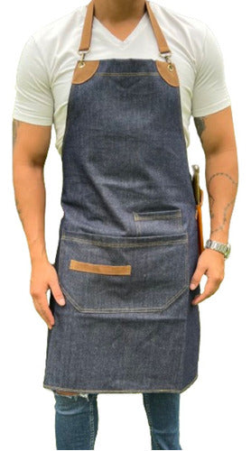 Jean Kitchen Apron Unisex for Grilling and Cooking 24