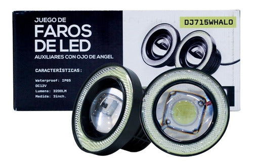 Kobo Auxiliary LED Spotlight with Magnifier Angel Eye 12V 0