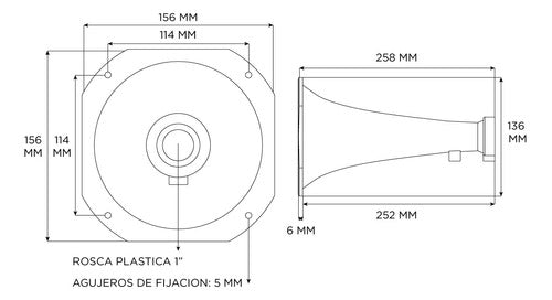 Jahro Speaker for Driver 15.5 X 15.5 X 26 Cm JHR9128 1