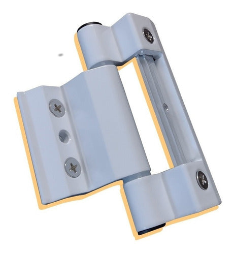 QBO H62 White Aluminium Reinforced Door Hinge 0