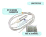 Guide for V14 Macro-Drip IV Cannula with Latex-Free Wheel x 25 units 2