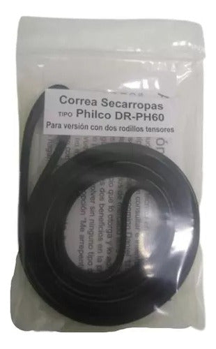 Correa Secarropas Philco Dr-ph60 Versión Dos Rodillos Tensor 0