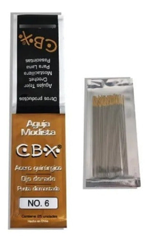 CBX Golden Eye Dressmaker Needles - Pack of 25 Units 0