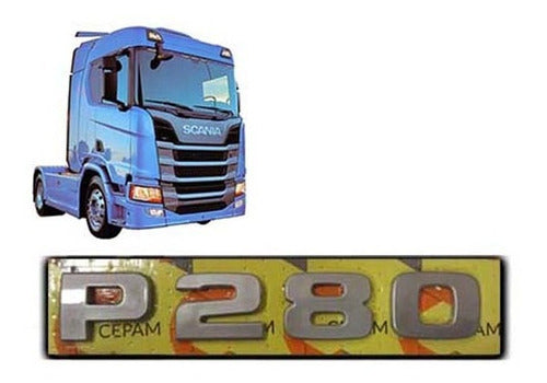 Letreiro Scania P 280 Ntg Após 2019 0