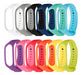 Miaband Pack of 4 Silicone Bands for Xiaomi Mi Band 3, 4, 5, 6, and 7 1