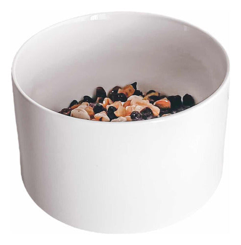 Mamá Al Mando White Straight Porcelain Bowl 16 Cm 0