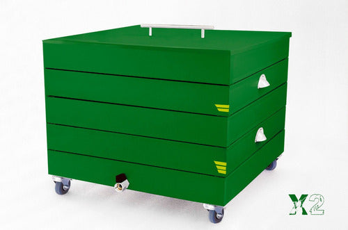 Metal Composter 75 Liters for 2/3 People Green 0